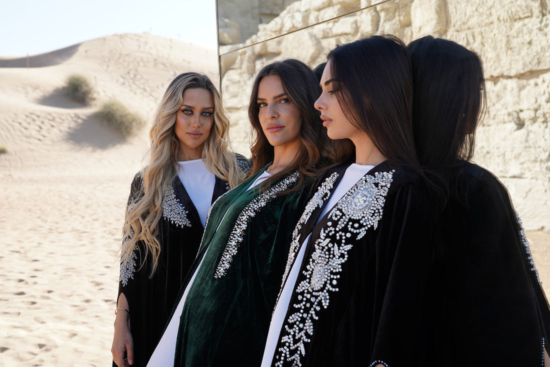 abaya marocaine, saoudienne et émiratie